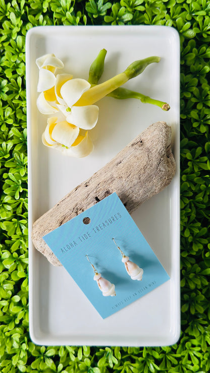 14K GF Stacked Cone Shell Earrings