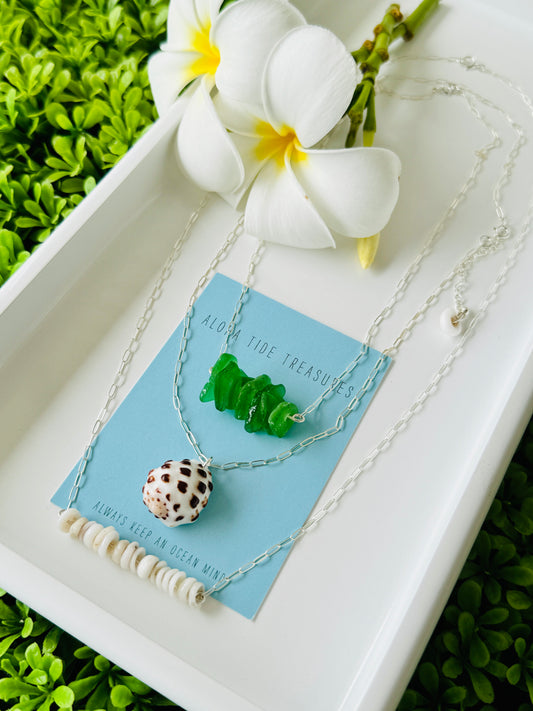 Sterling Silver Stacked Necklaces - Jeanie