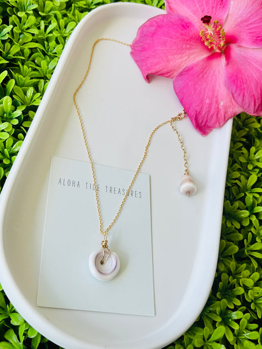 14K GF Puka Necklace 16”