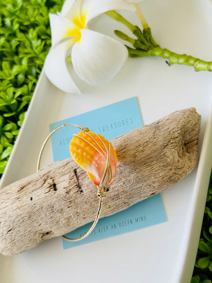 14K GF Sunrise Bangle 8" - Carrie