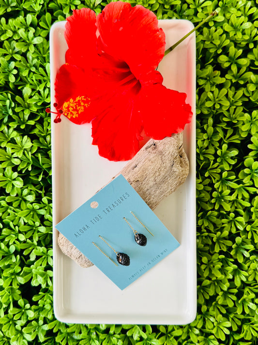 14K GF Shell Threader Earrings