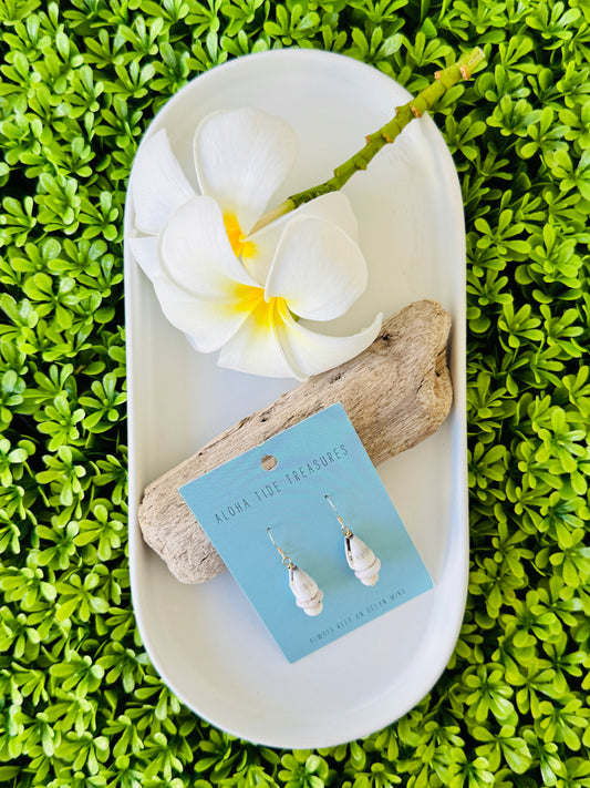14K GF Stacked Cone Shell Earrings