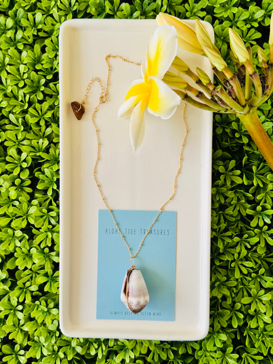 14K GF Cone Necklace 16” - Bree
