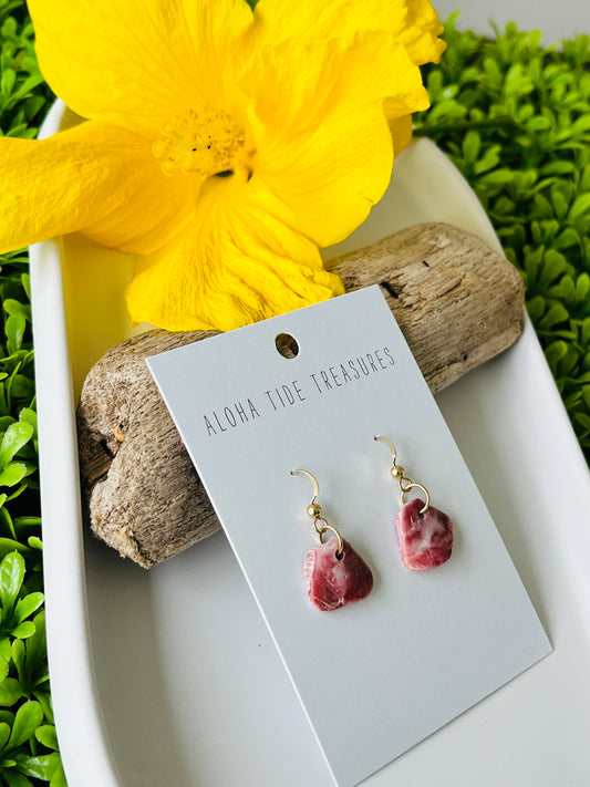 14K GF Pink Barnacle Earrings