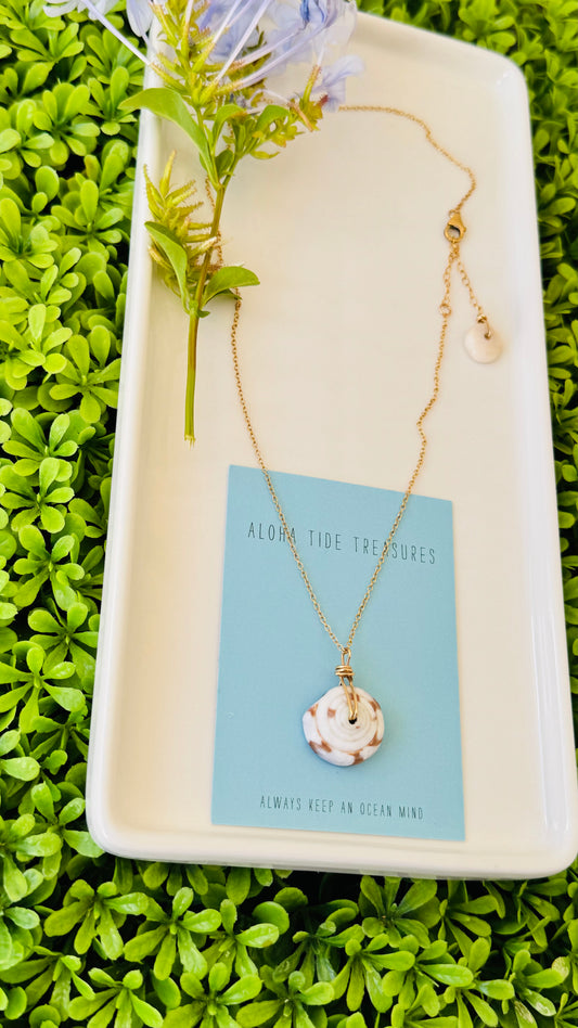 14K GF Puka Necklace 16”