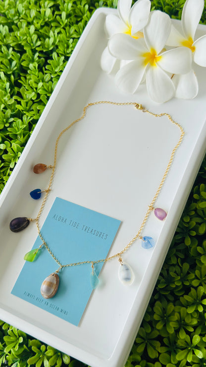 14K GF Dangle Necklace - Megan