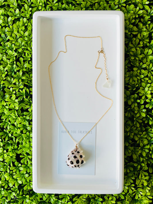 14K GF Drupe Shell Necklace 20” - Jennifer