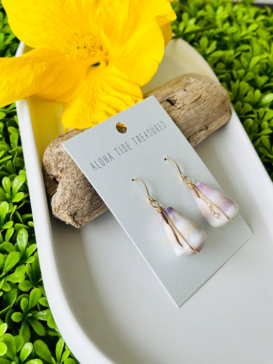14K GF Cone Shell Earrings