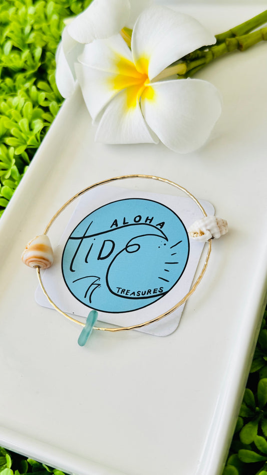 14K GF Bangle 8.5”  - Tiffany