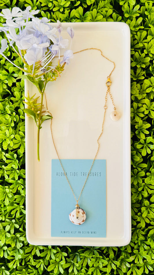 14K GF Puka Necklace 16”