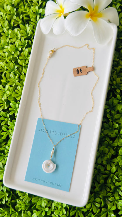 14K GF Puka Necklace 16”