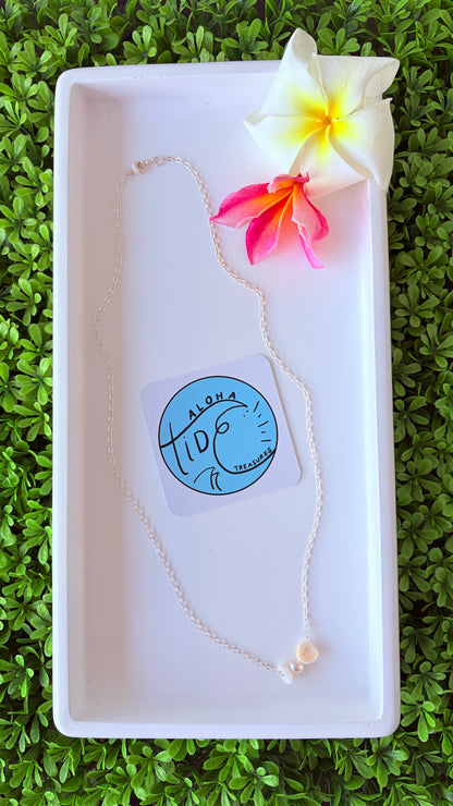 Sterling Silver “Floating By” Necklace 22” - Savannah