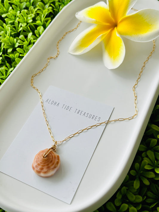 14K GF Puka Necklace 18”