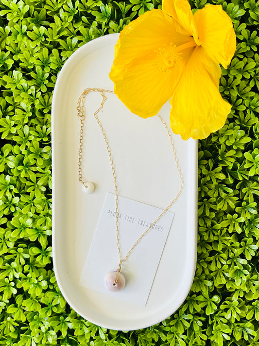 14K GF Puka Necklace 18”