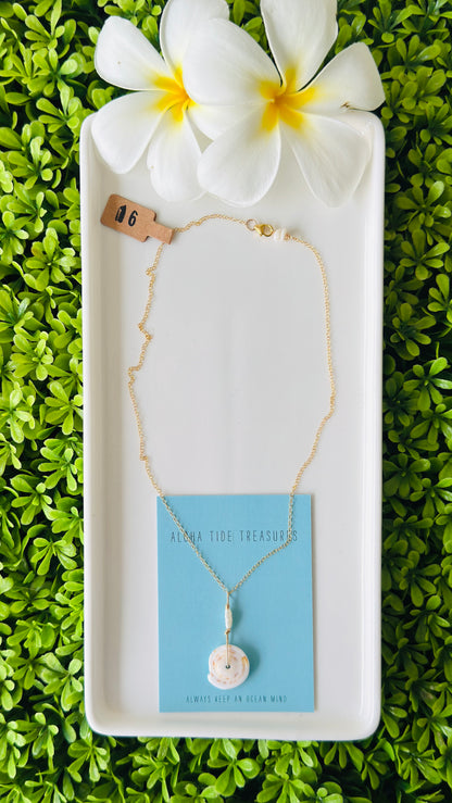 14K GF Puka Necklace 16”