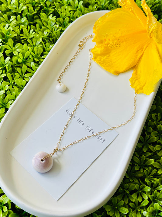 14K GF Puka Necklace 18”