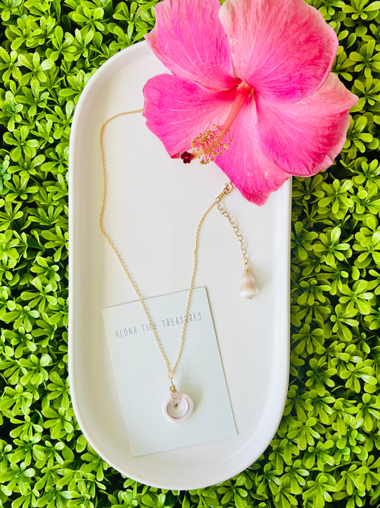 14K GF Puka Necklace 16”