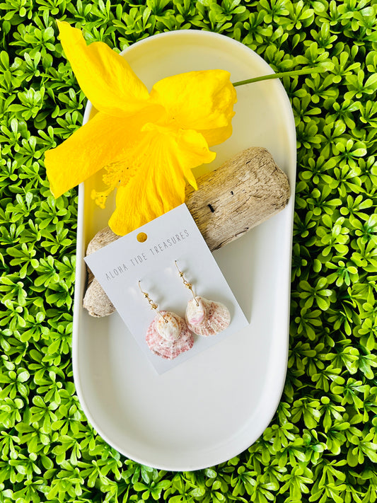 14K GF Pink Shell Earrings