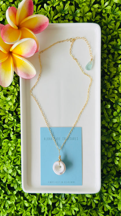 14K GF Puka Necklace 16”