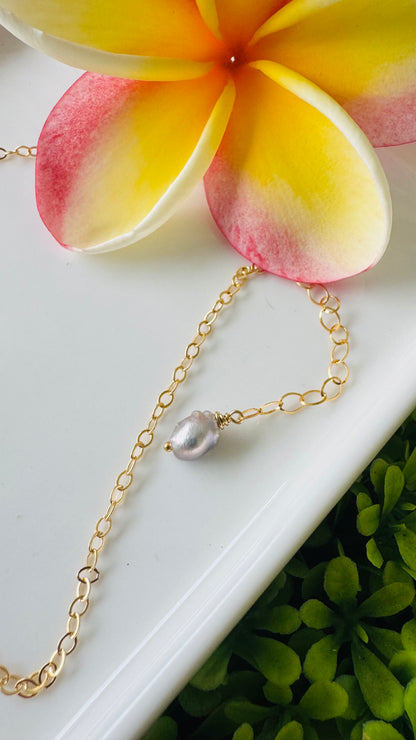 14K GF Sunrise Shell Necklace 16”