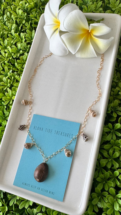 14K GF Dangle Necklace - Rebekah