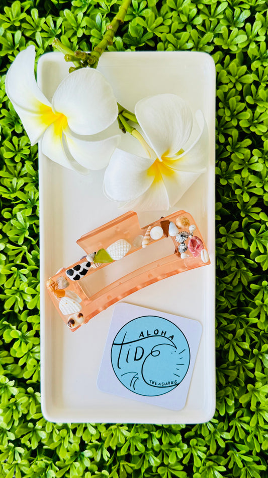 Mermaid Hair Clip - Orange