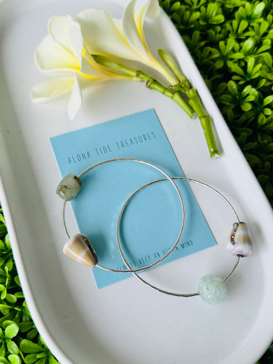 Sterling Silver Bangle Sets - Roxy
