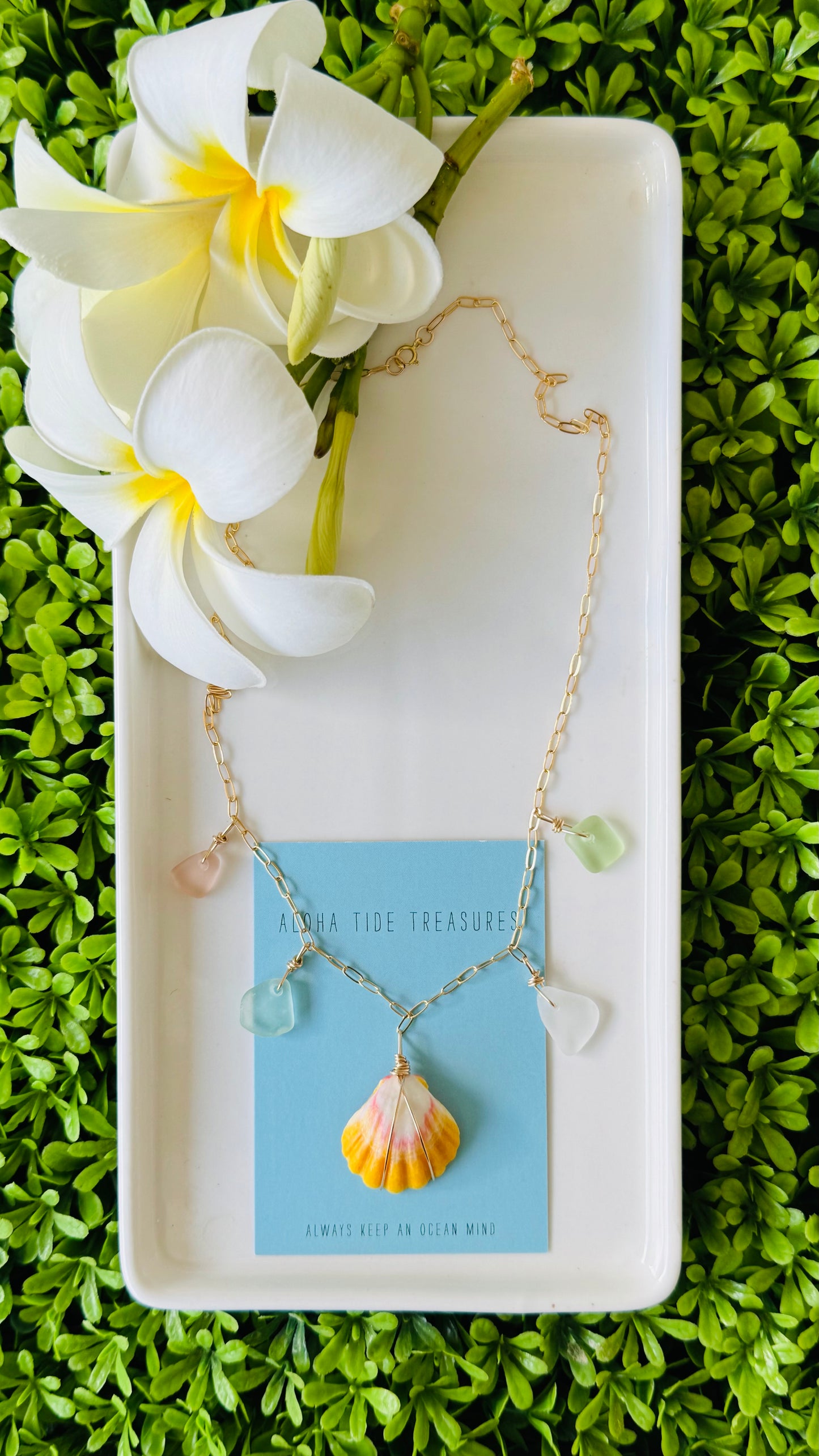 14K GF Dangle Necklace 18” - Heather