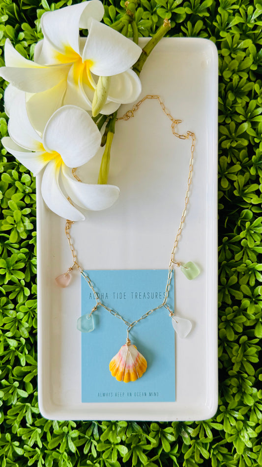 14K GF Dangle Necklace 18” - Heather