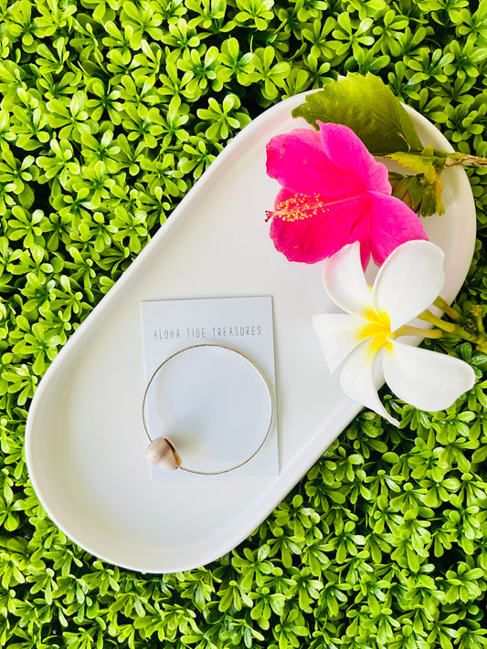 Sterling Silver Bangle 7.5” - Katie
