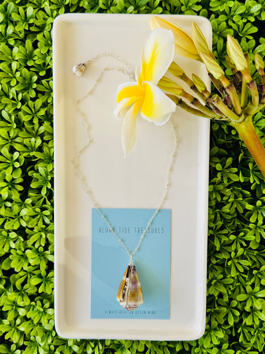 Sterling Silver Cone Necklace 14” - Kelsea