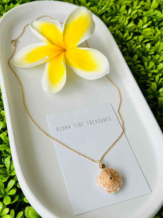 14K GF Puka Necklace 16”