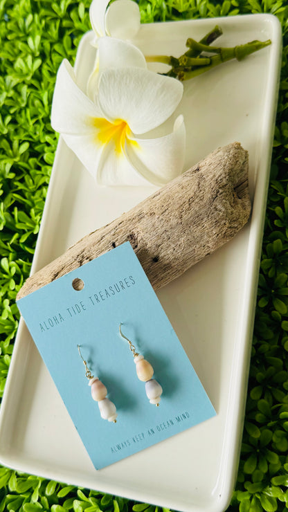14K GF Stacked Cone Shell Earrings