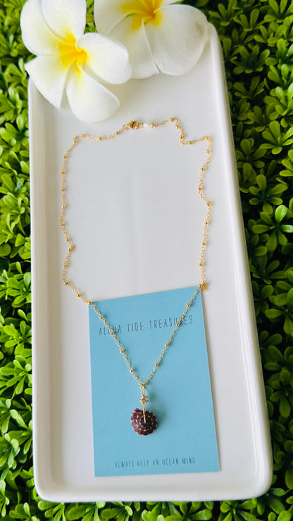 14K GF Sundial Necklace 16”