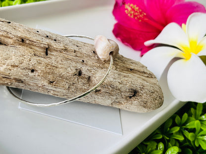 Sterling Silver Bangle 7.5” - Katie