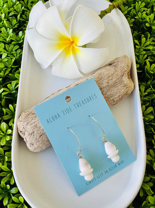 14K GF Stacked Cone Shell Earrings