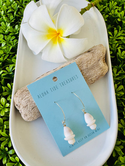 14K GF Stacked Cone Shell Earrings