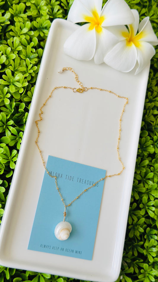 14K GF Turbo Necklace 16” - Ashley