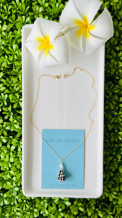 14K GF Hebrew Shell Necklace 16”