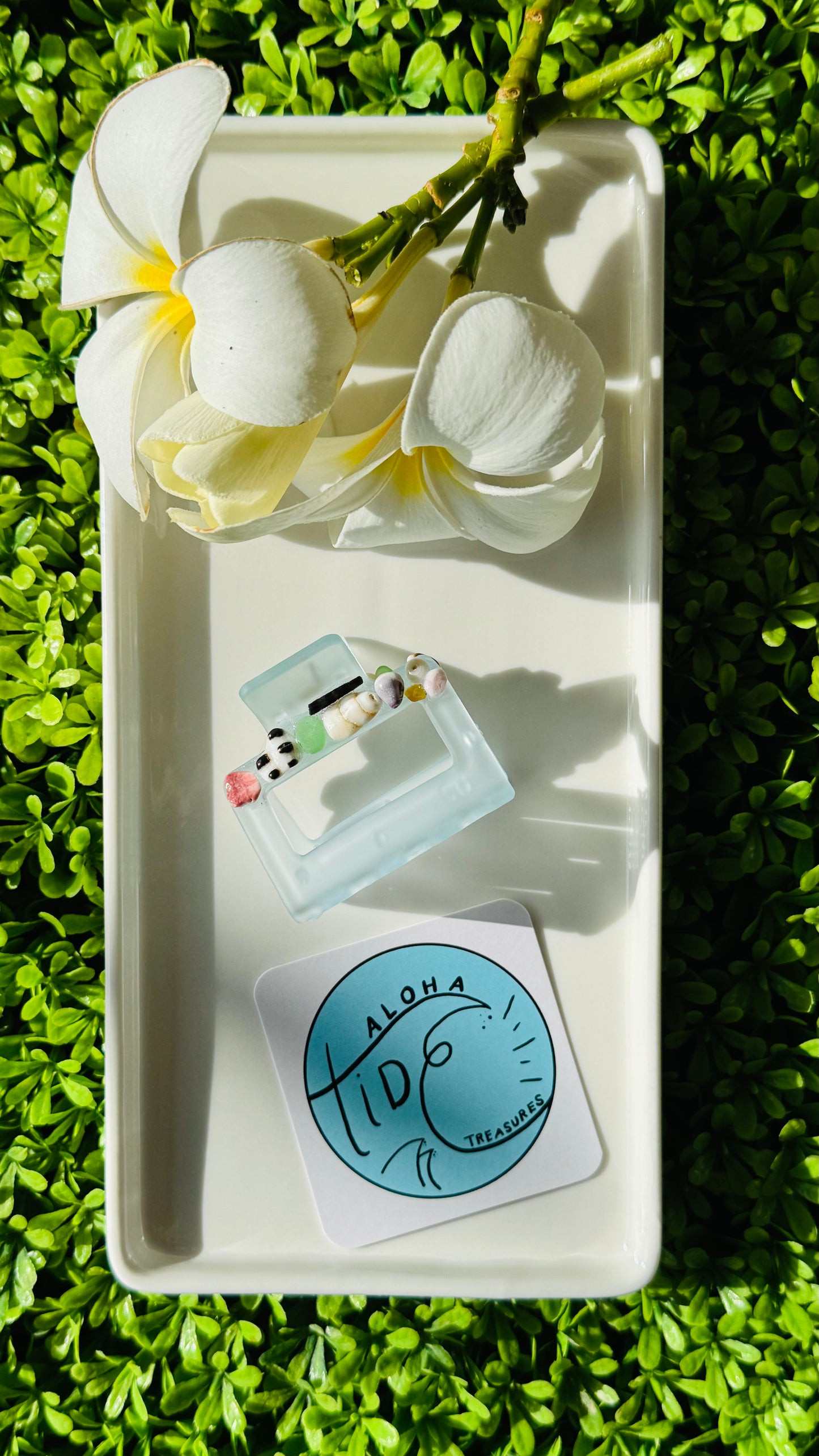 Mini Mermaid Hair Clip - Aqua