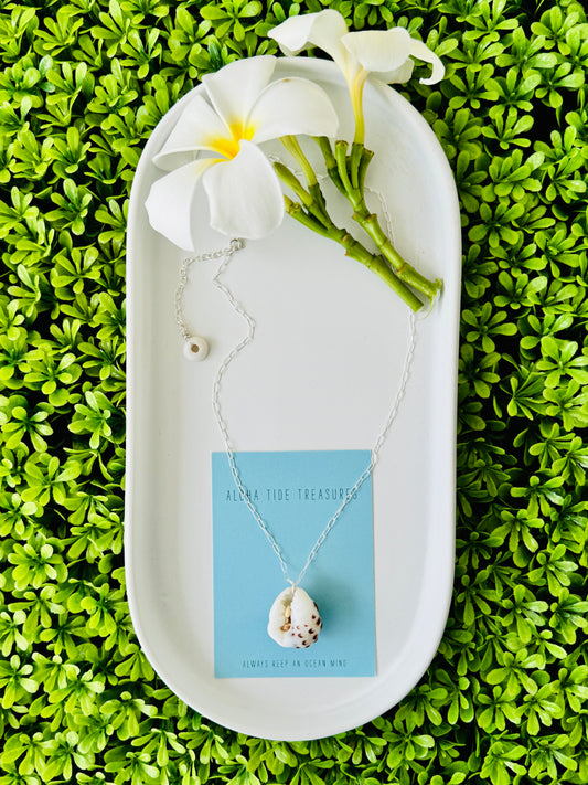 Sterling Silver Drupe Shell Necklace 16” - Kelsea