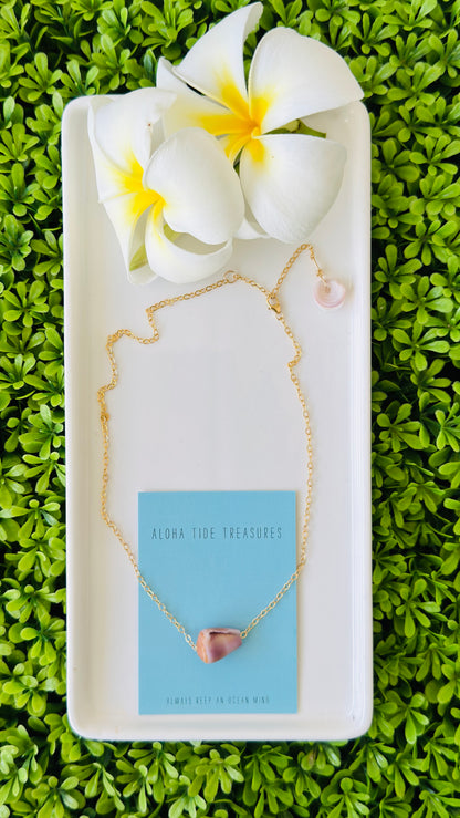 14K GF Cone “Floating By” Necklace 16” - Rosie