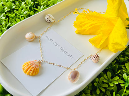 14K GF Dangle Necklace with Sunrise