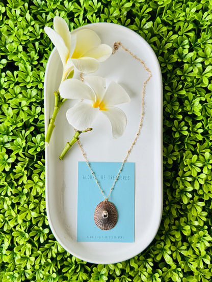 14K GF Opihi Necklace 16”