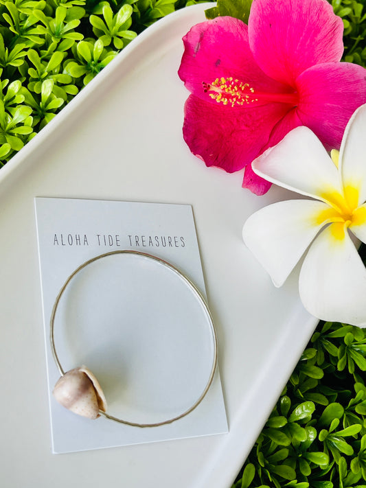 Sterling Silver Bangle 7.5” - Katie