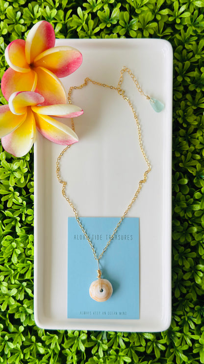 14K GF Puka Necklace 16”