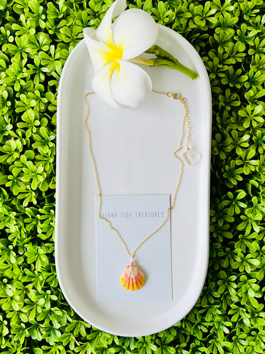 14K GF Sunrise Shell Necklace 16”