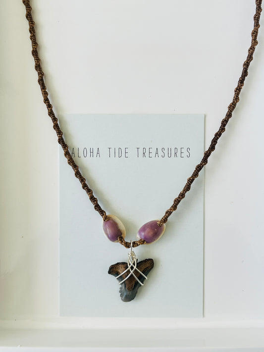 Shark Tooth Necklace 16”