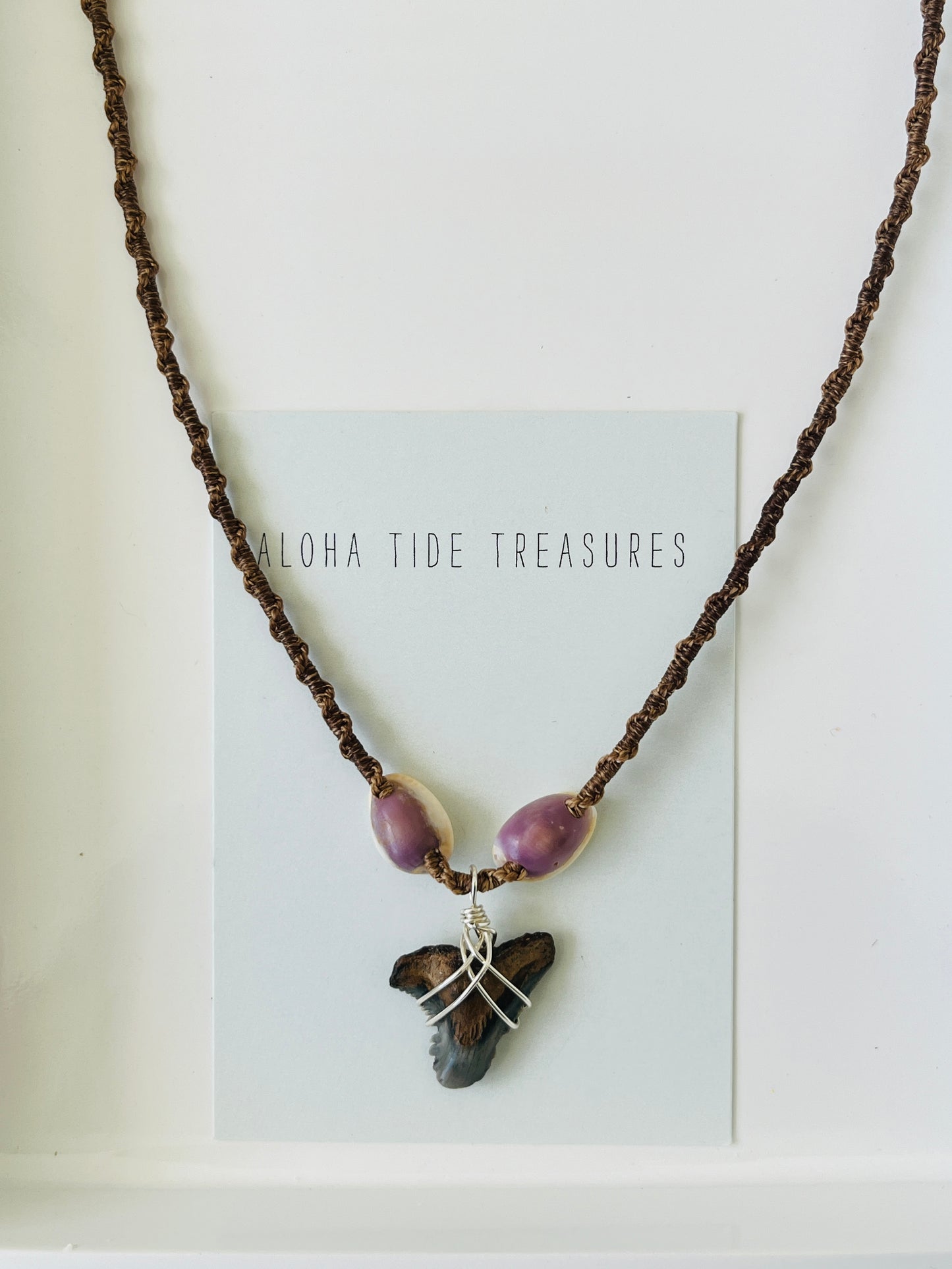 Shark Tooth Necklace 16”
