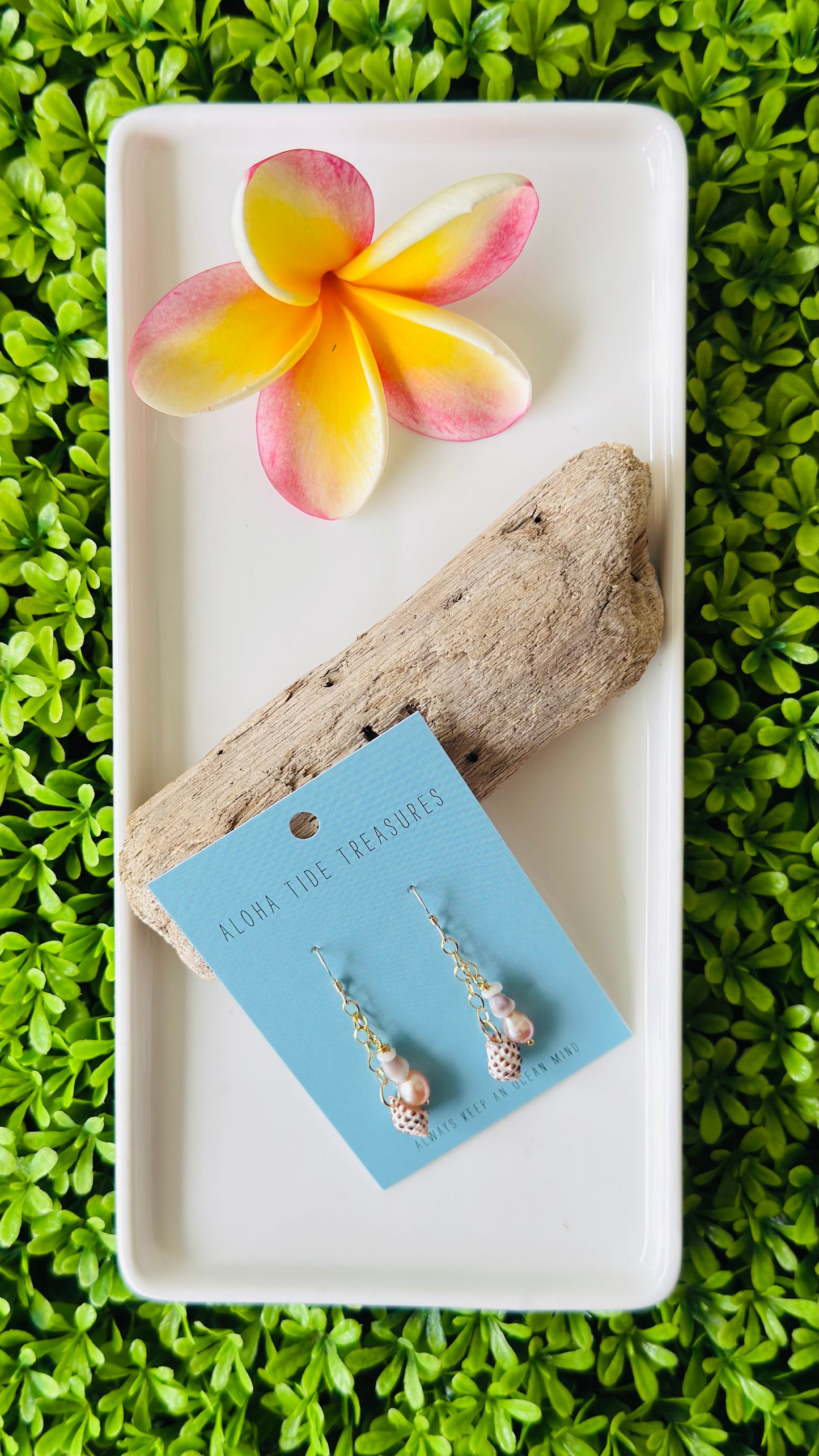 14K GF Dangle Pearl/Drupe Earrings